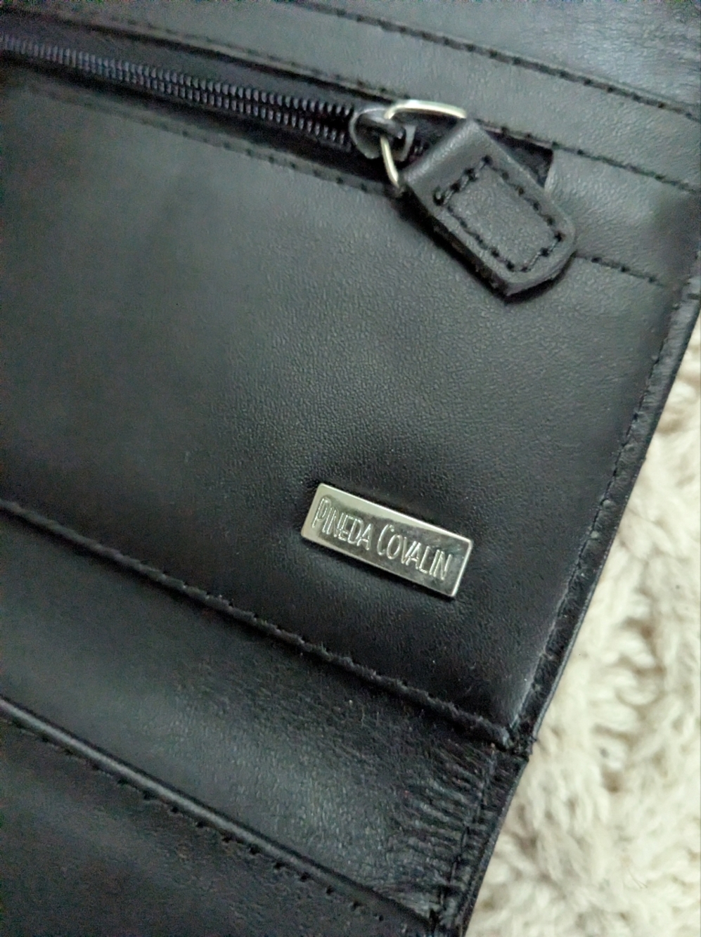 Pineda Covalin Monarch Butterly Red Leather Continental Wallet - Picture 6 of 7